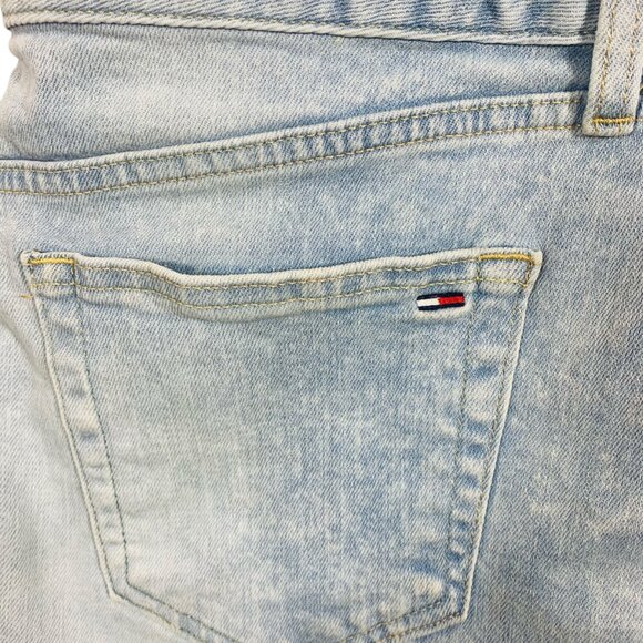 Tommy Hilfiger mini Fringe Skirt for Women light denim sz 8 - Picture 4 of 15